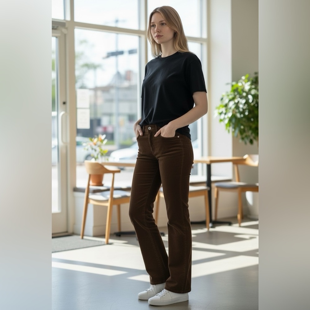 Jones New York Brown corduroy pants